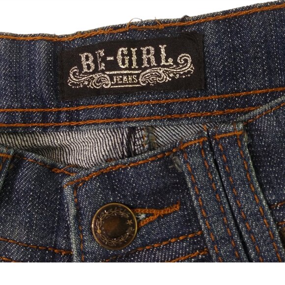 NWT Be-Girl Women Junior's Shorts Jeans Black Color Classic Style Embroidered - Picture 8 of 13